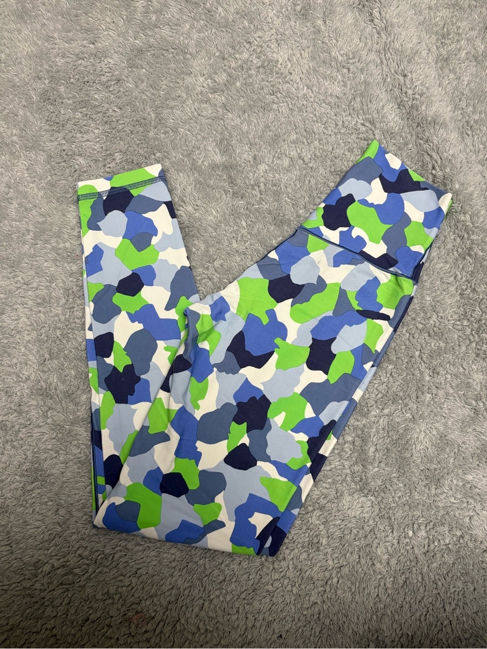 Aerie Camo Multicolored Crossover Leggings